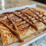Warm Cinnamon Roll Protein Crepes