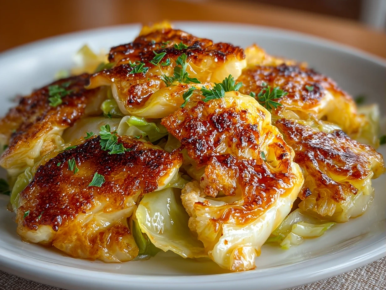 A final glimpse of perfect Southern Fried Cabbage