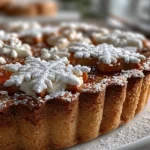 Close-Up of a Slice of Christmas Sugar Cookie Pie