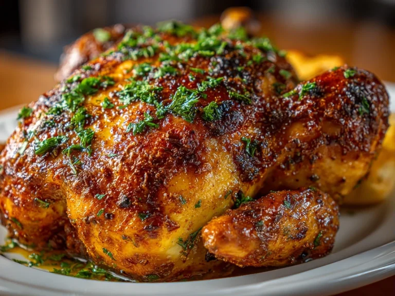 Delicious Peruvian-Style Roast Chicken Plate