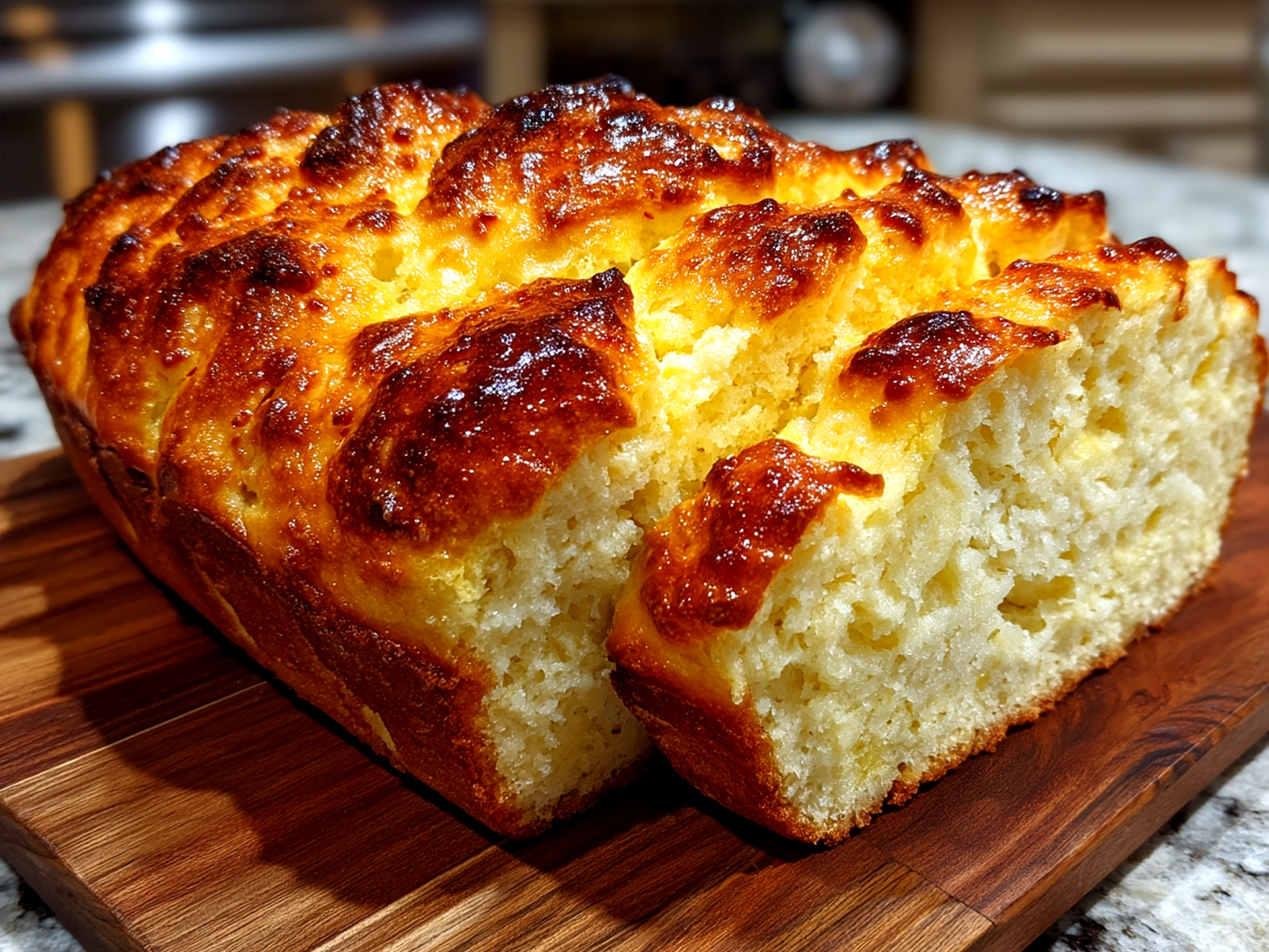 Serving suggestion for Fluffy Keto Cottage Cheese Bread with herb butter and avocado mash