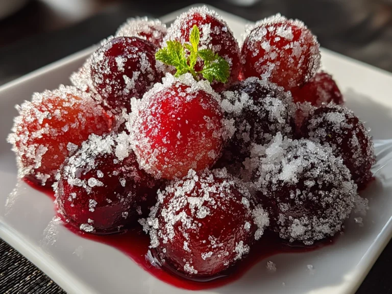 Freshly Prepared 3-Ingredient Sugared Cranberries