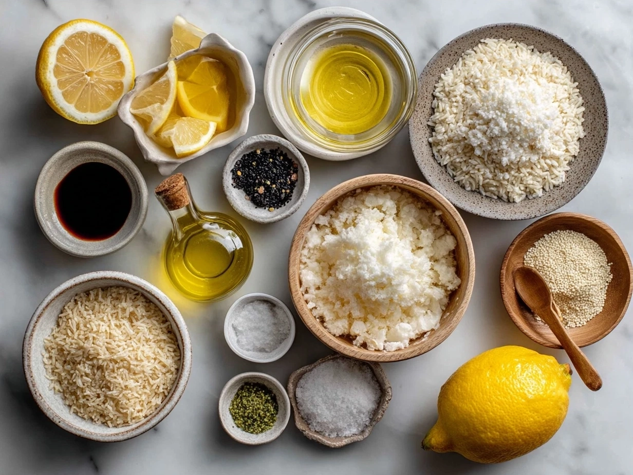 Ingredients for Zesty Lemon Rice Krispie Treats