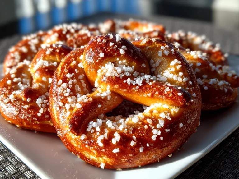 Amateur kitchen, taken with iPhone 14. Close-up slight angle of freshly prepared Basketball Pretzel Cookies on white plate. Fresh vibrant --ar 4:3 --style raw --s 250