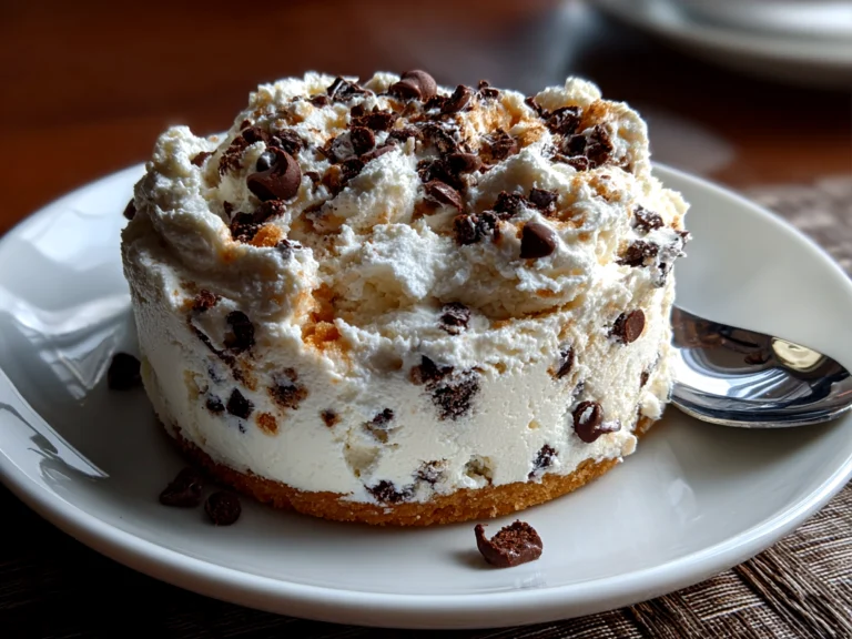 Freshly prepared Cookie Dough Greek Yogurt with Chocolate Chips