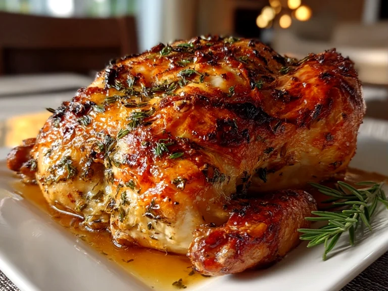 Home cook, taken with iPhone 14. Close-up slight angle of comforting roast turkey on white plate. Warm appetizing --ar 4:3 --style raw --s 240