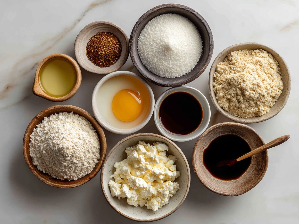 Ingredients for Protein Cottage Cheese Pancakes